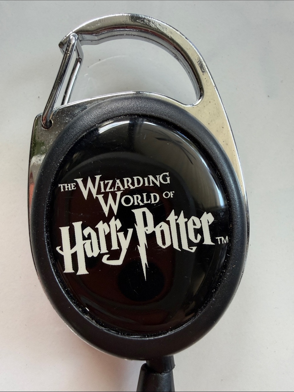 Harry Potter Dark Mark Retractable Badge Reel Carabiner Clip ID Card Holder